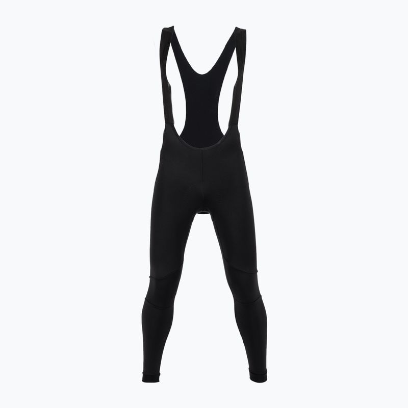 Pantaloni da ciclismo da uomo Santini Omnia Bib Tights nero