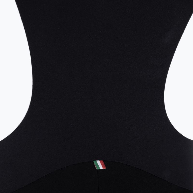 Pantaloni da ciclismo da uomo Santini Omnia Bib Tights nero 6