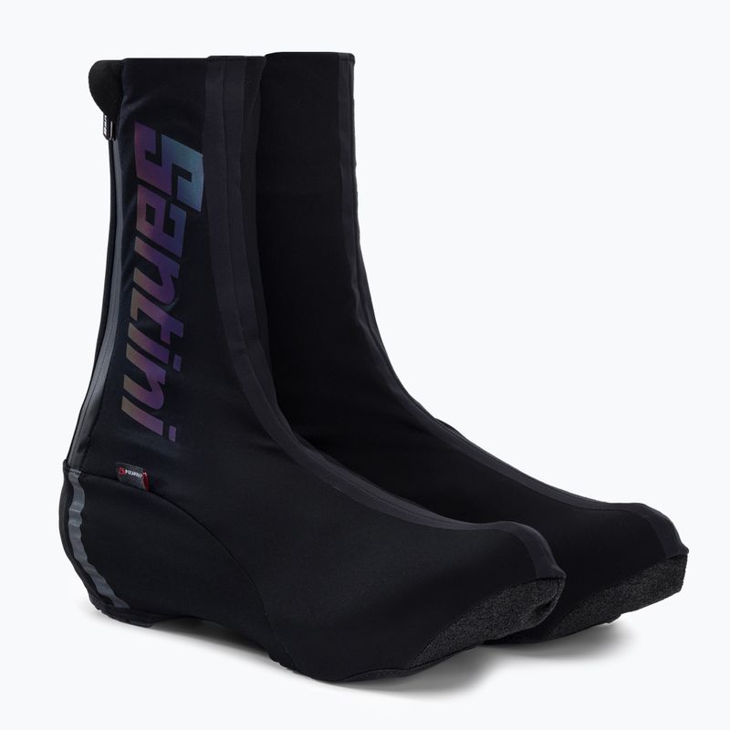 Santini Vega Fiord nero protezioni per scarpe da ciclismo