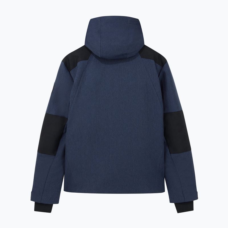 Giacca da sci da uomo EA7 Emporio Armani Elitary Fashion fancy blue herringbo 6