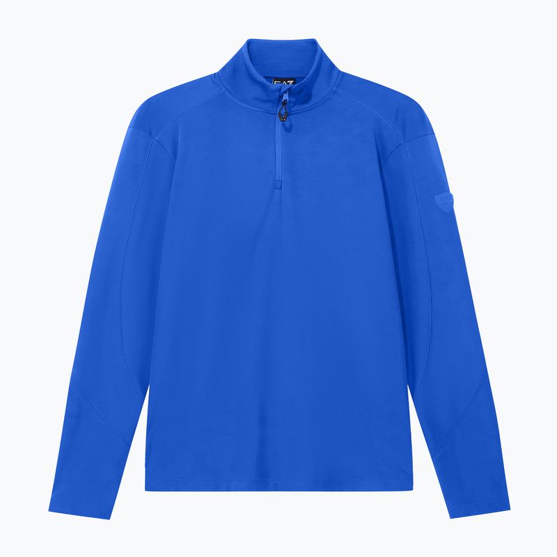Felpa da sci uomo EA7 Emporio Armani Pure Powerstretch T-Top Half Zip new royal 6