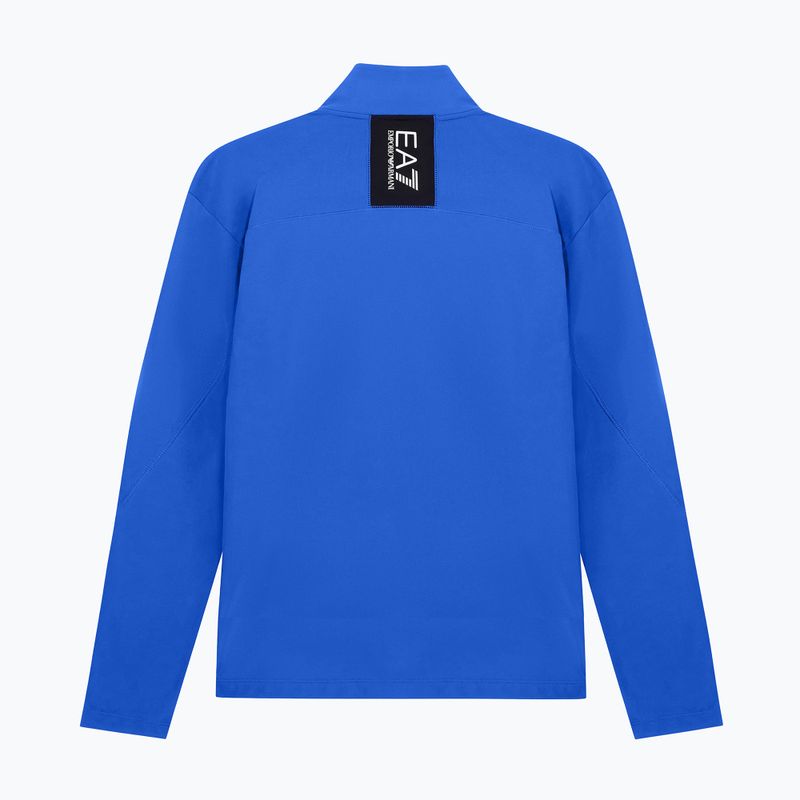 Felpa da sci uomo EA7 Emporio Armani Pure Powerstretch T-Top Half Zip new royal 7
