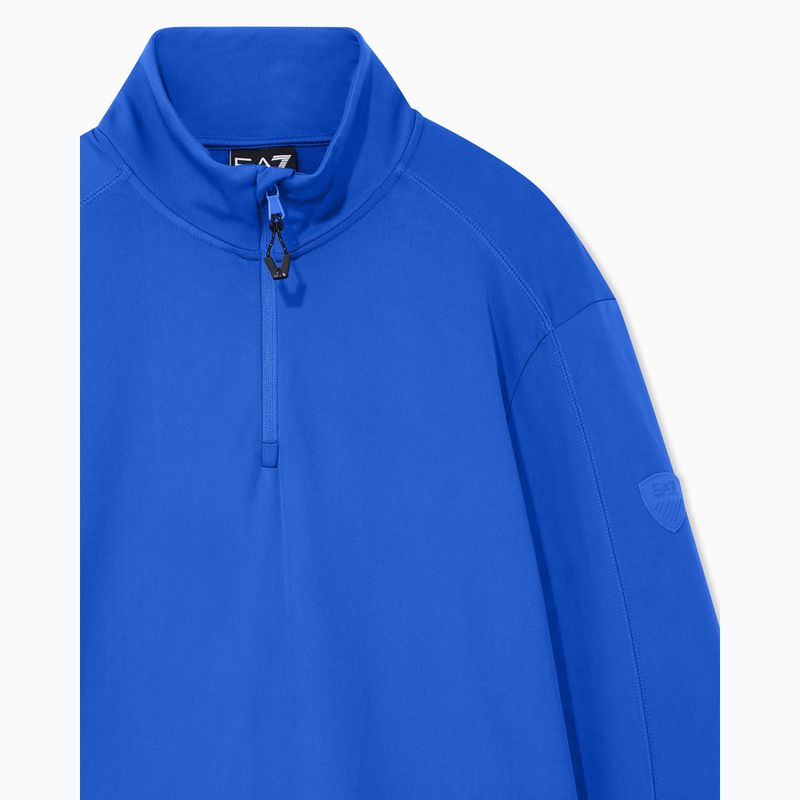 Felpa da sci uomo EA7 Emporio Armani Pure Powerstretch T-Top Half Zip new royal 8