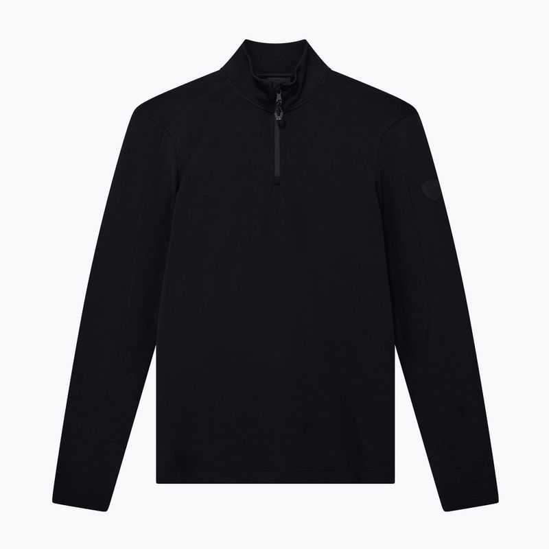 Felpa da sci uomo EA7 Emporio Armani Pure Powerstretch T-Top Half Zip black 6