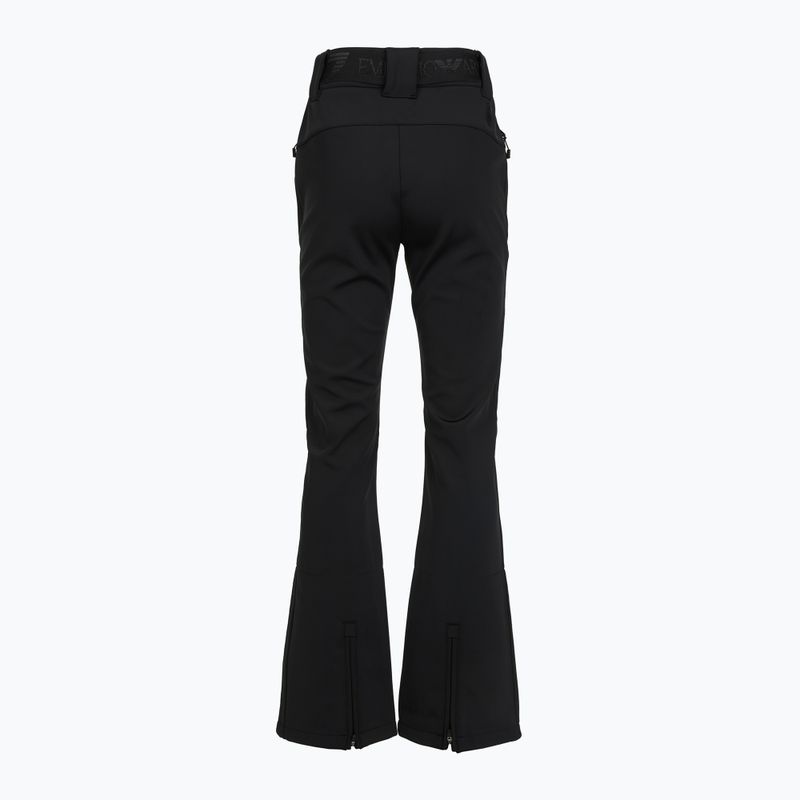Pantaloni da sci da donna EA7 Emporio Armani Pure Softshell Waisted black 2