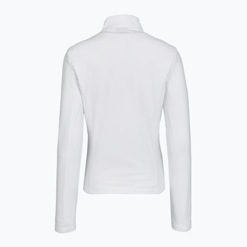 Felpa da sci donna EA7 Emporio Armani Pure Powerstretch T-Top Half Zip white 2