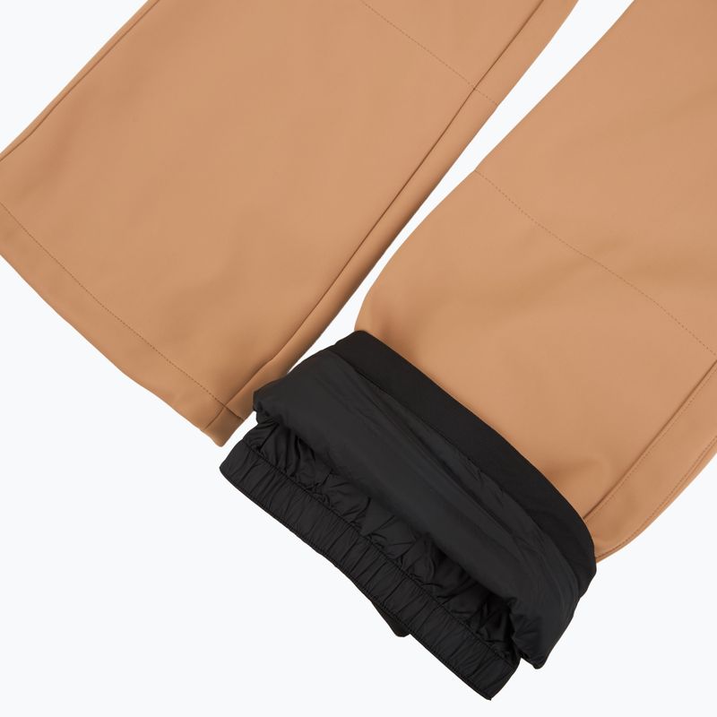 Pantaloni da sci da donna EA7 Emporio Armani Pure Softshell Waisted mocha mousse 5