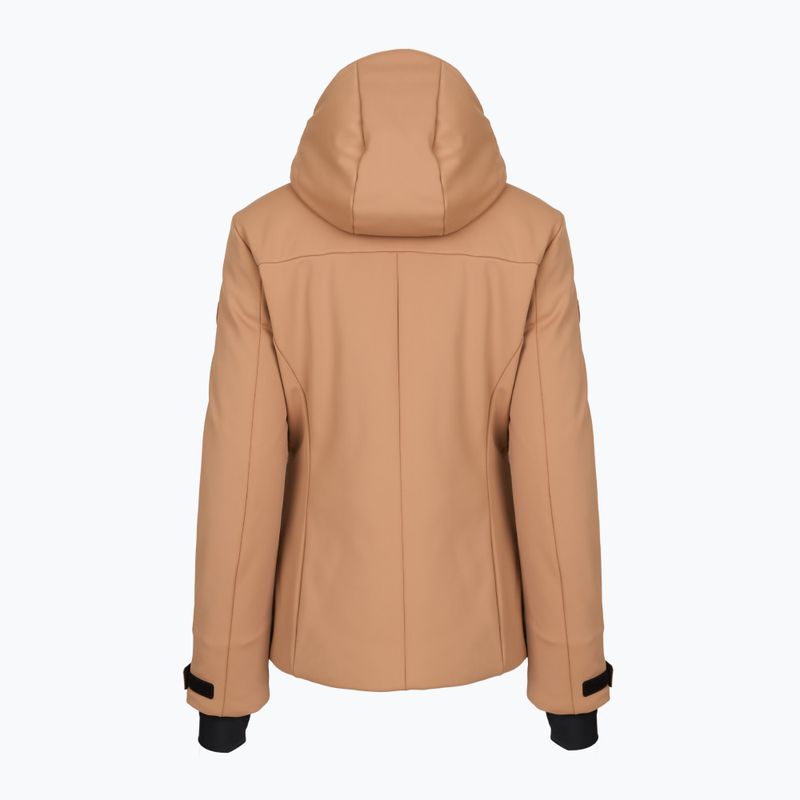 Giacca da sci da donna EA7 Emporio Armani Pure Softshell mocha mousse 2