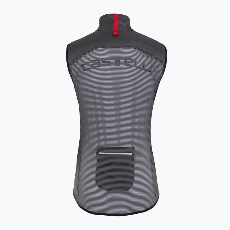 Gilet da ciclismo donna Castelli Aria W grigio scuro 2