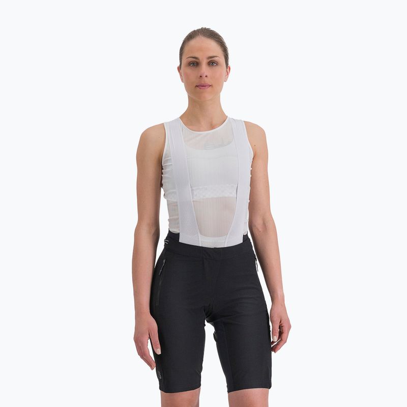 Pantaloncini da ciclismo da donna Sportful Supergiara Overshort nero