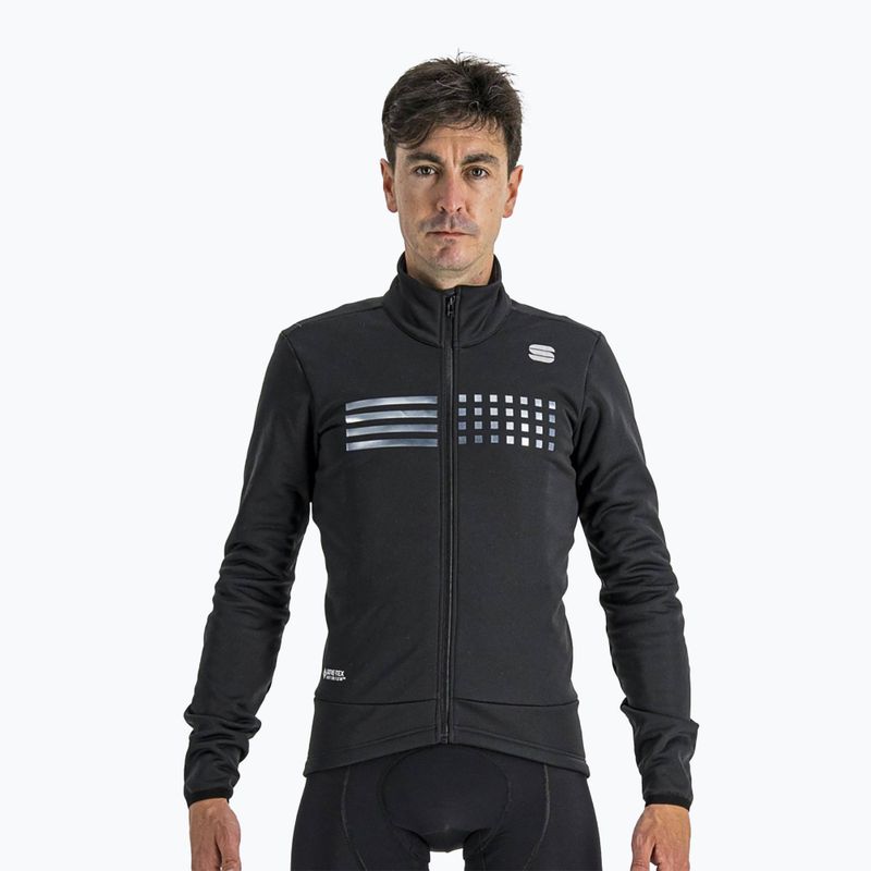 Giacca da ciclismo Sportful Tempo da uomo, nero 6