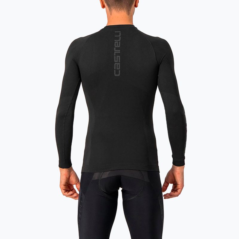 Castelli Core Seamless Base Layer ciclismo uomo manica lunga nero 2