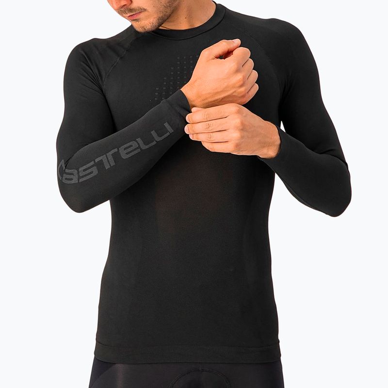 Castelli Core Seamless Base Layer ciclismo uomo manica lunga nero 3