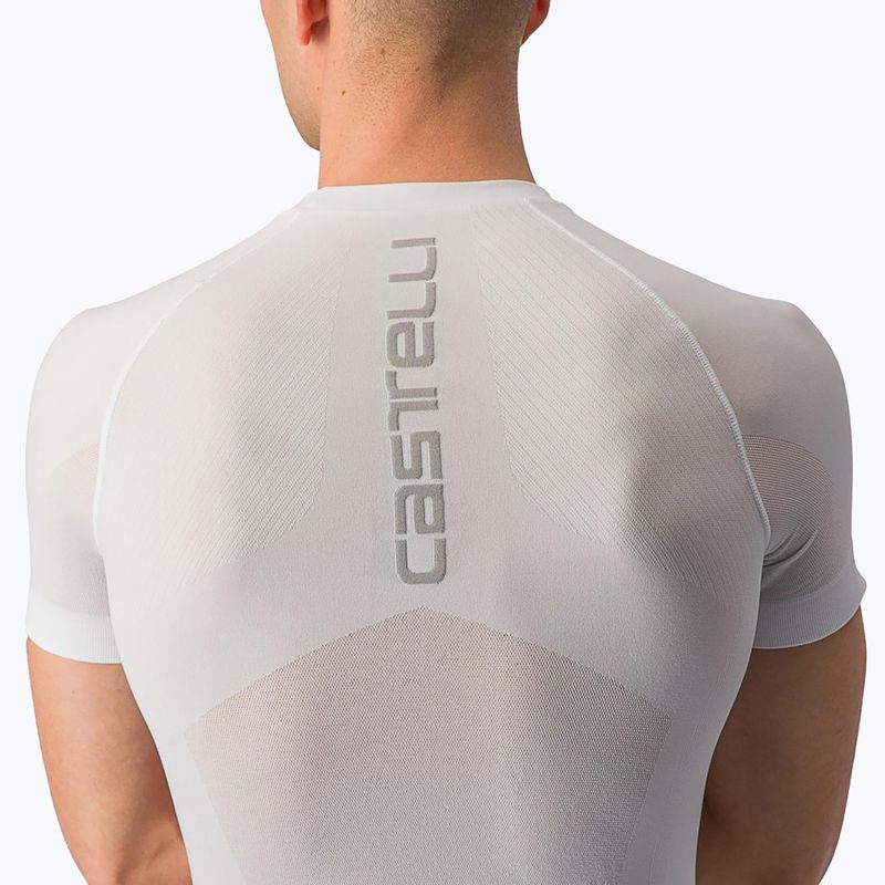 Castelli Core Seamless Base Layer maglia da ciclismo bianca 4
