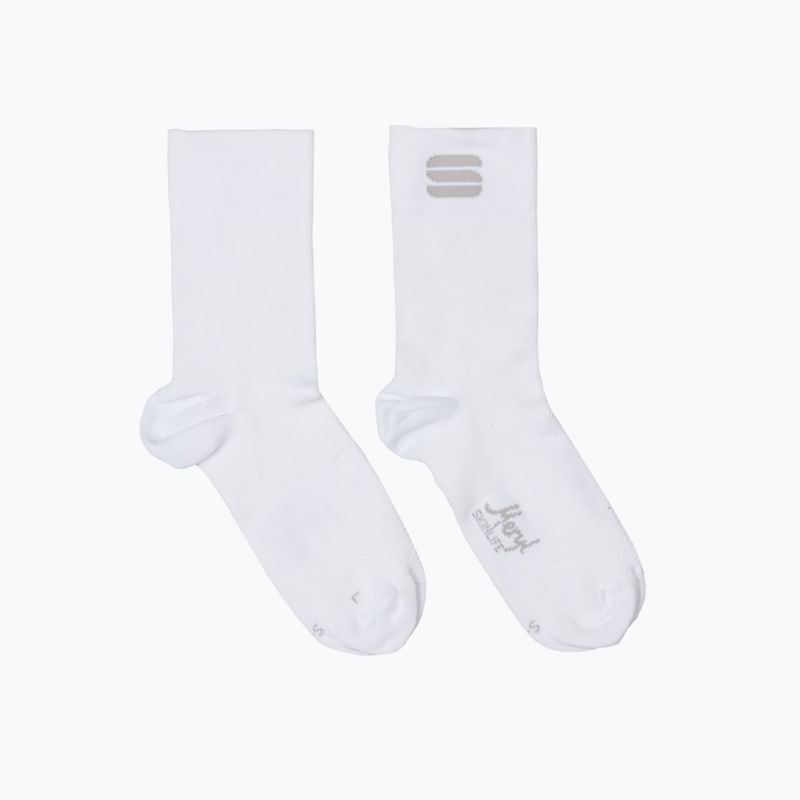 Calze da ciclismo da donna Sportful Matchy bianco 4