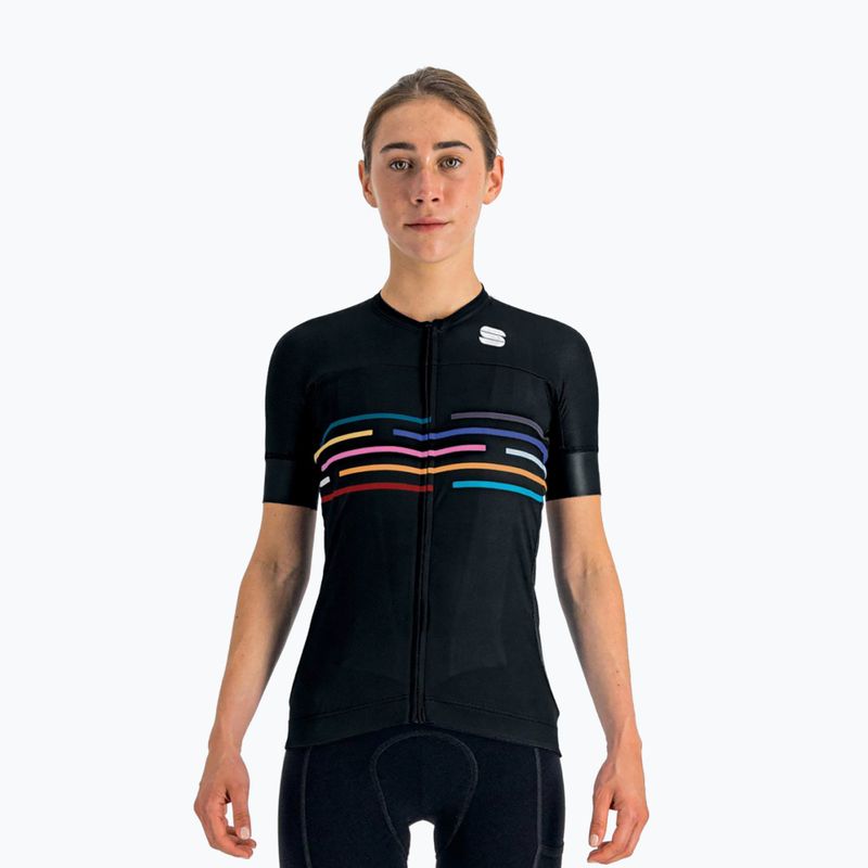 Maglia ciclismo donna Sportful Vélodrome nero