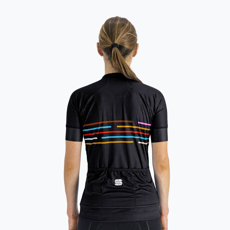 Maglia ciclismo donna Sportful Vélodrome nero 2