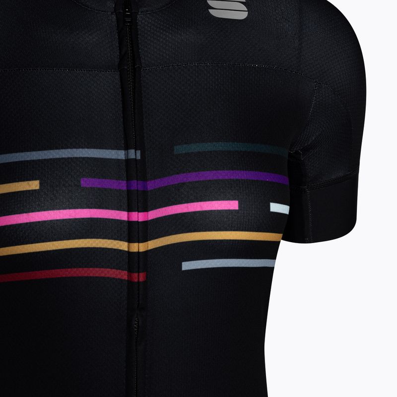 Maglia ciclismo donna Sportful Vélodrome nero 5