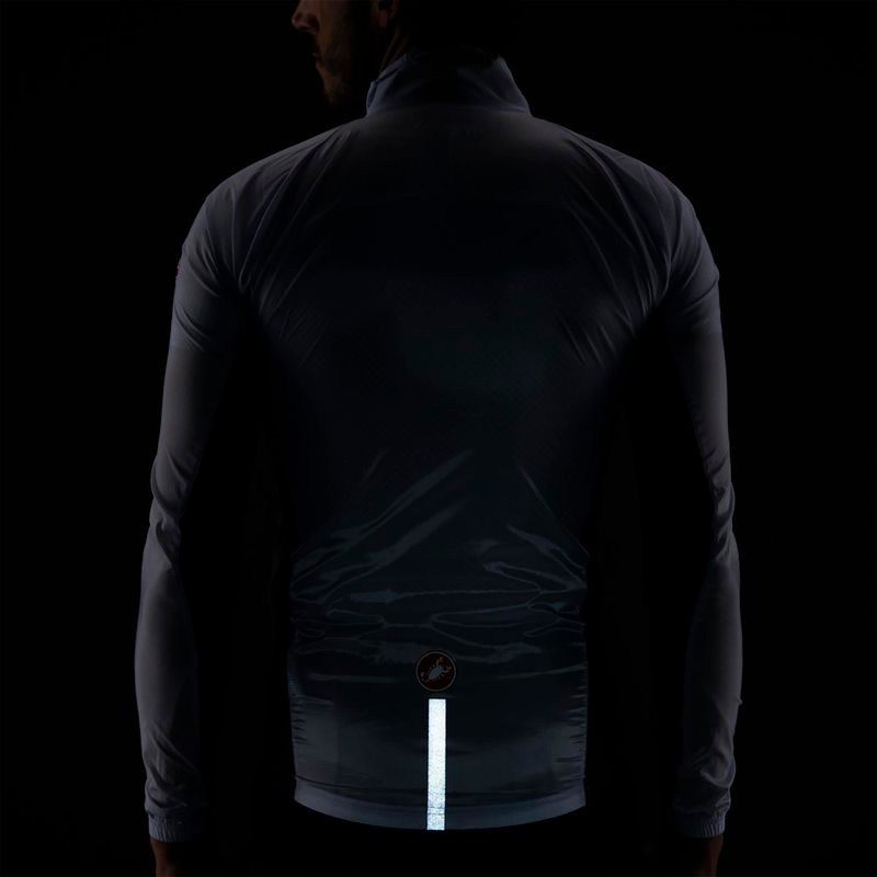 Giacca da ciclismo Castelli Squadra Stretch light nero/grigio scuro da uomo 5