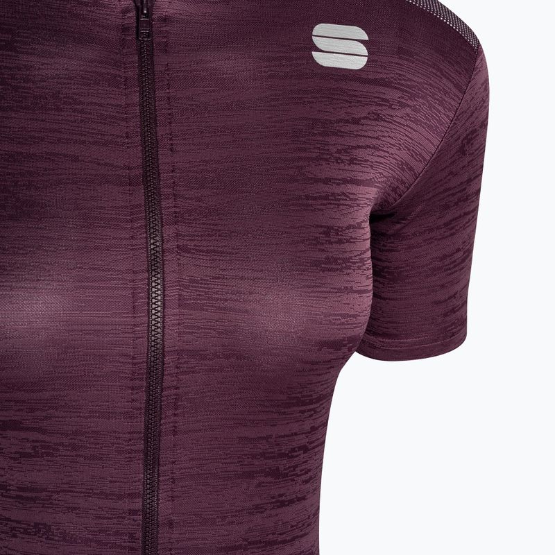 Maglia ciclismo donna Sportful Supergiara prugna 5