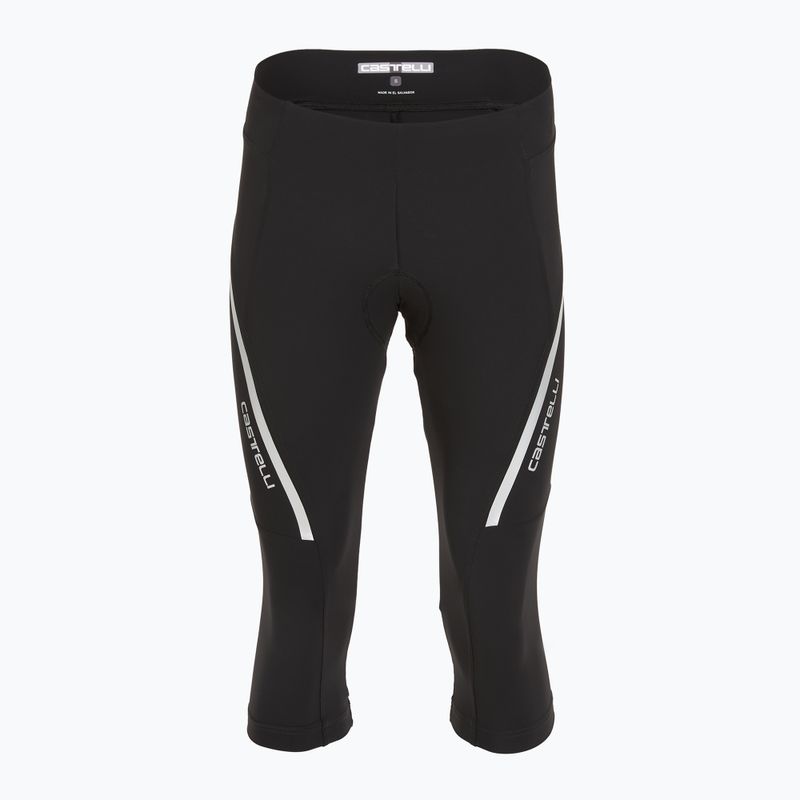 Pantaloncini da ciclismo Castelli Velocissima 3 Knicker W nero/argento da donna
