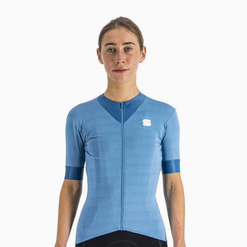 Maglia ciclismo donna Sportful Kelly berry blue