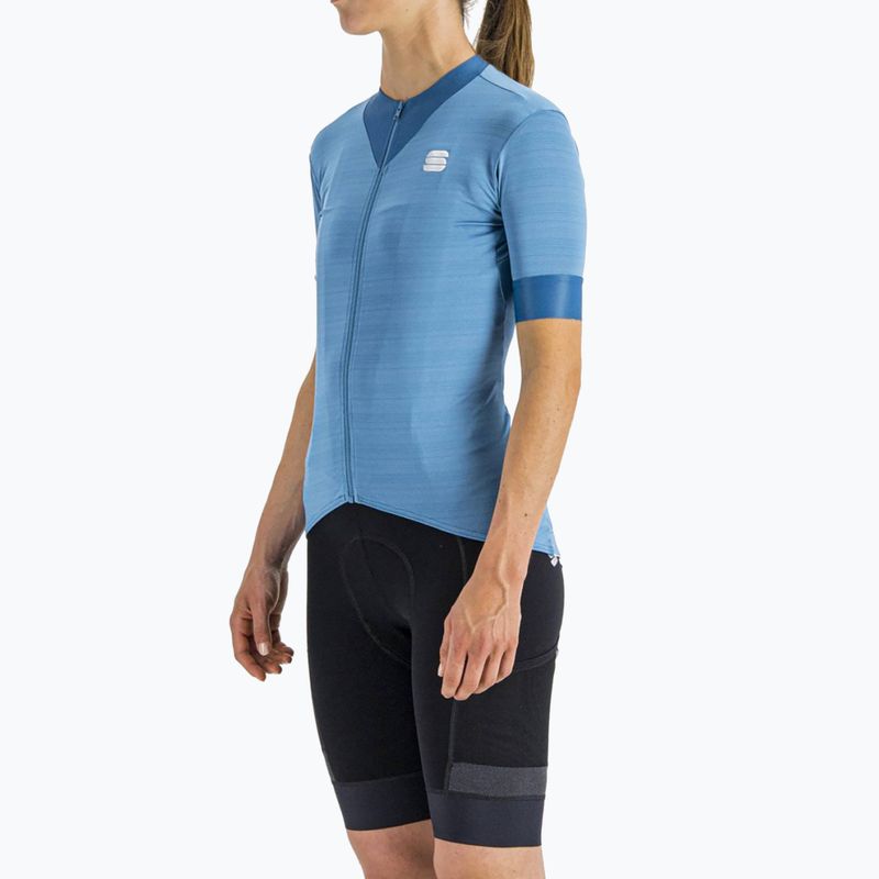 Maglia ciclismo donna Sportful Kelly berry blue 3