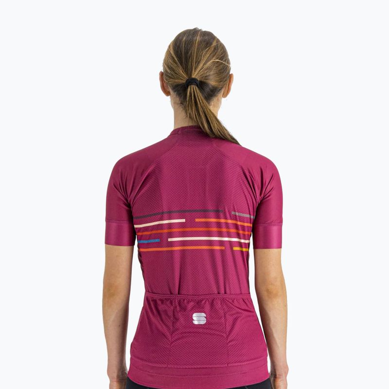 Maglia ciclismo donna Sportful Vélodrome ciclamino 2