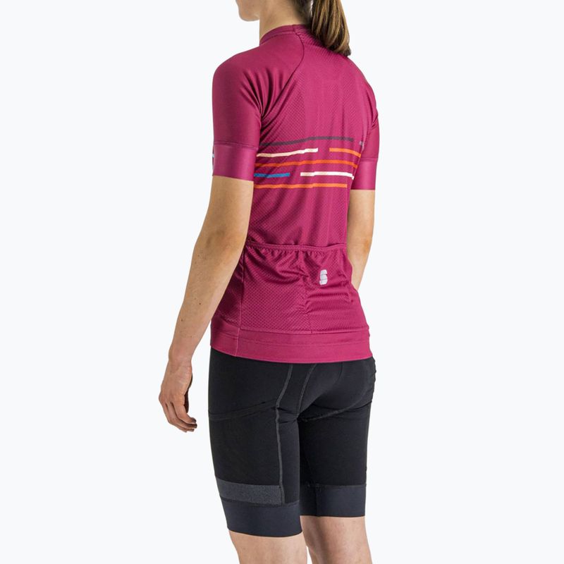 Maglia ciclismo donna Sportful Vélodrome ciclamino 4