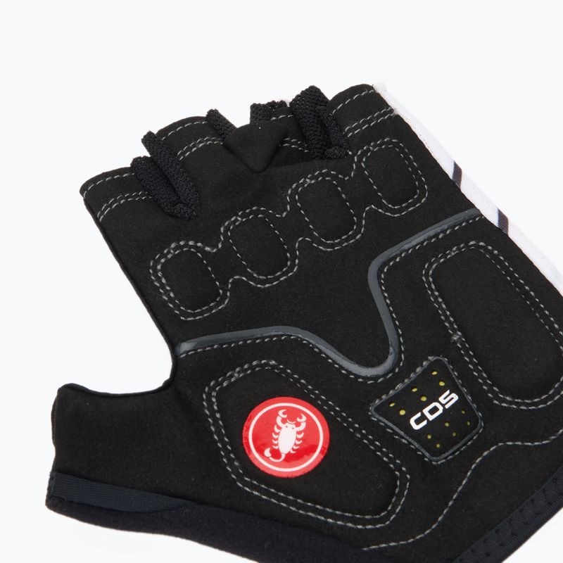 Guanti da ciclismo donna Castelli Dolcissima 2 avorio/grigio scuro/grigio argento 6