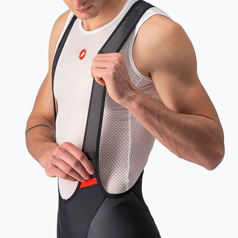 Pantaloncini da ciclismo Castelli Competizione Kit uomo nero/argento grigio 3
