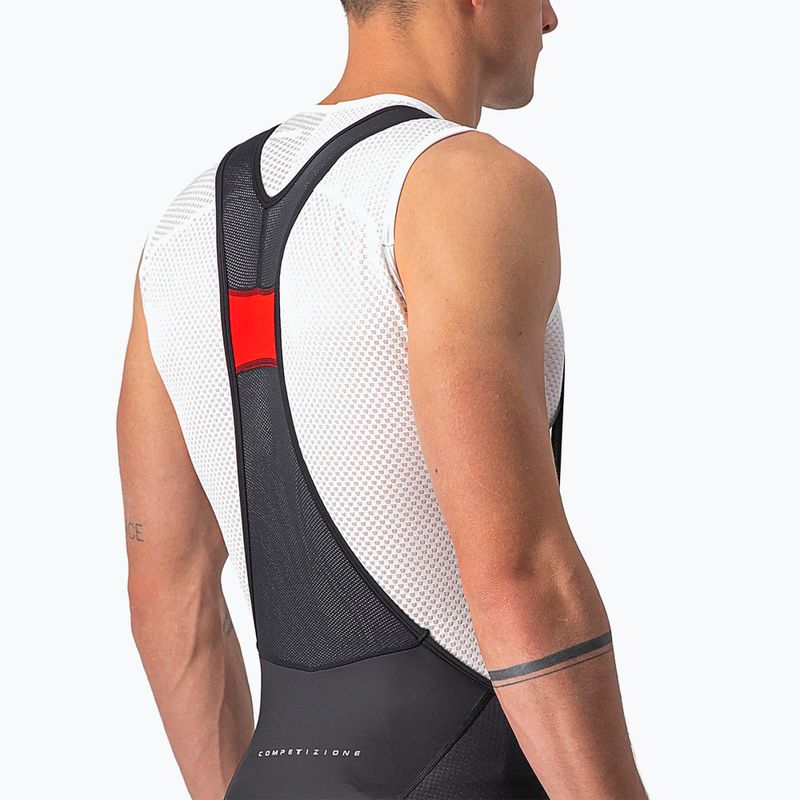 Pantaloncini da ciclismo Castelli Competizione Kit uomo nero/argento grigio 5