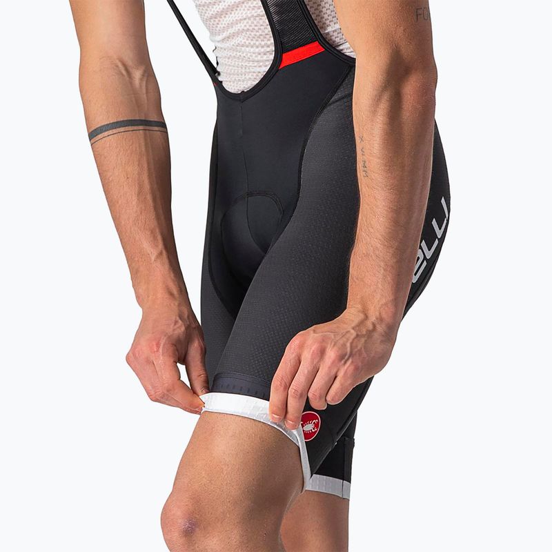 Pantaloncini da ciclismo Castelli Competizione Kit uomo nero/argento grigio 6