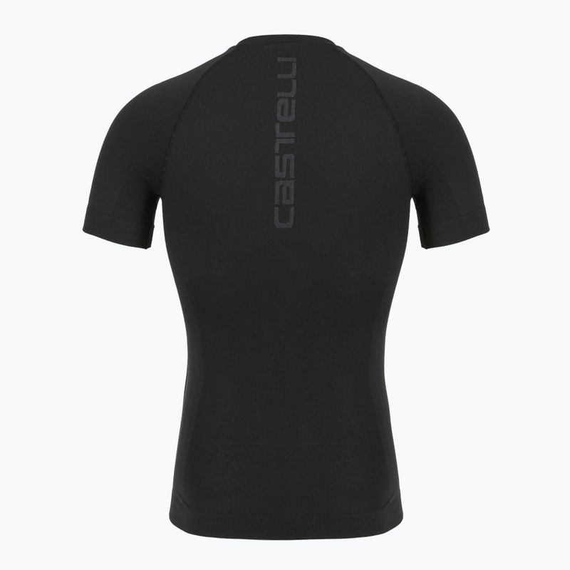 Castelli Core Seamless Base Layer maglia da ciclismo nera 2