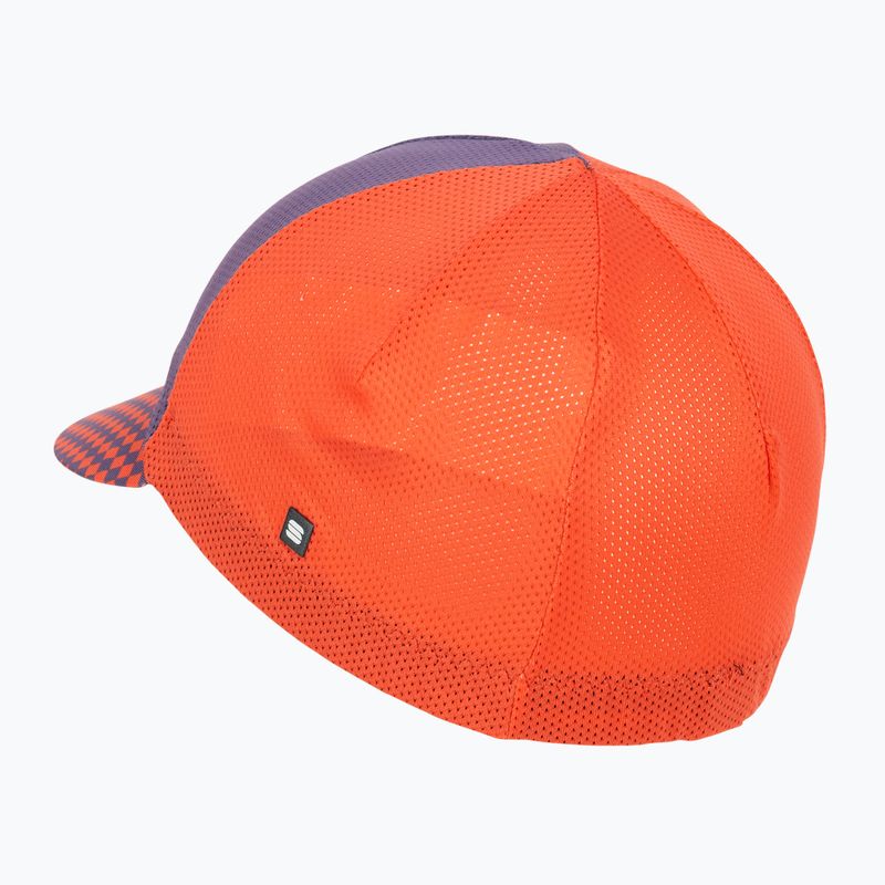 Sportful Checkmate Cappello da ciclismo pompelmo 3