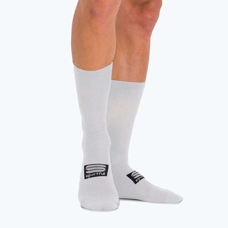 Calze da ciclismo Sportful Pro bianche da uomo