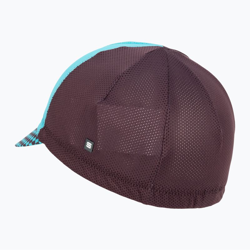 Sportful Checkmate Cappello da ciclismo huckleberry 3