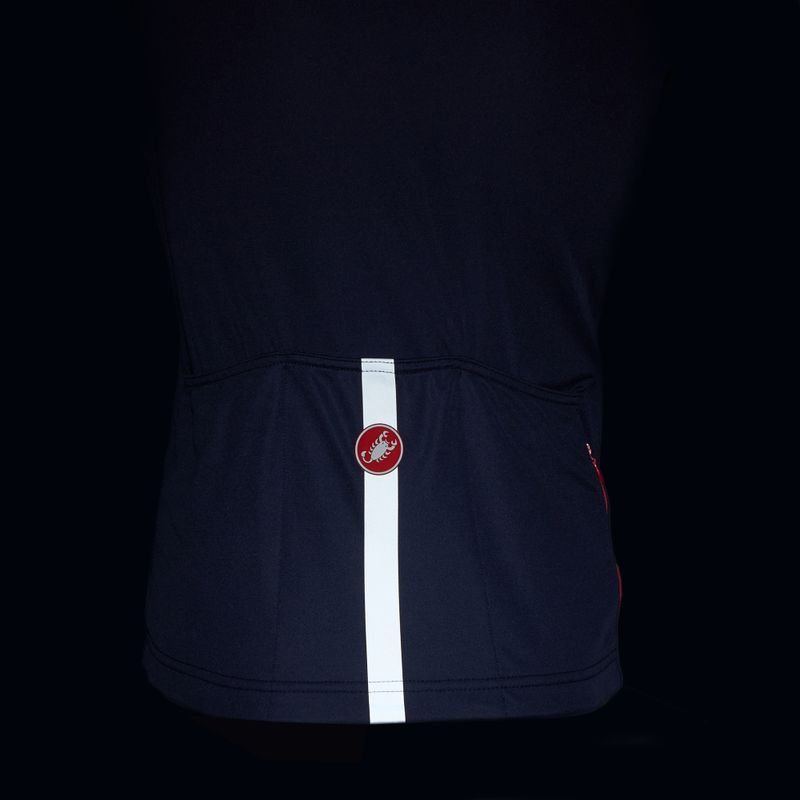 Maglia da ciclismo Castelli Classifica belgian blue da uomo 4