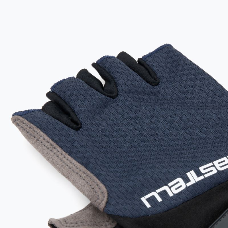 Guanti da ciclismo da uomo Castelli Entrata V blu belga 5