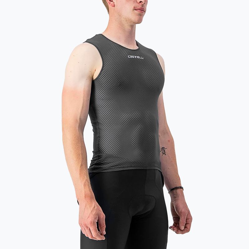 Maglia da ciclismo Castelli Pro Mesh 2.0 senza maniche da uomo, nero