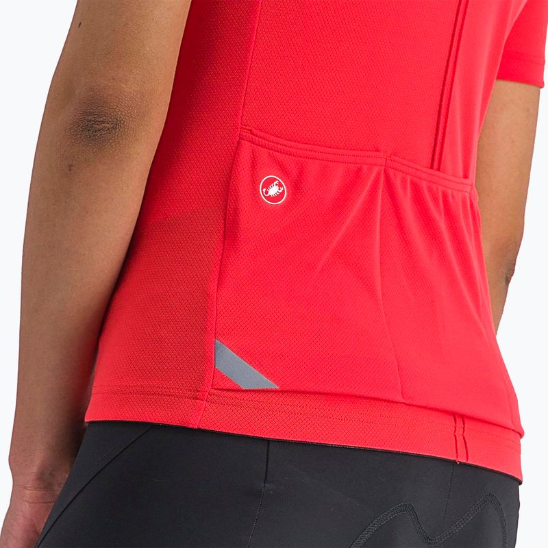 Maglia ciclismo donna Castelli Anima 4 hibiscus 4