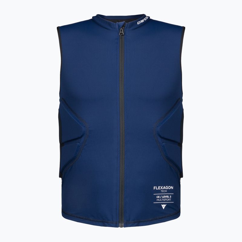 Gilet Dainese Flexagon uomo nero iris/stretch gilet protettivo limo