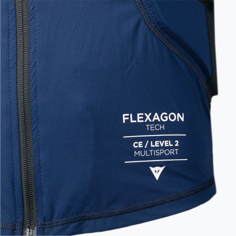 Gilet Dainese Flexagon uomo nero iris/stretch gilet protettivo limo 3