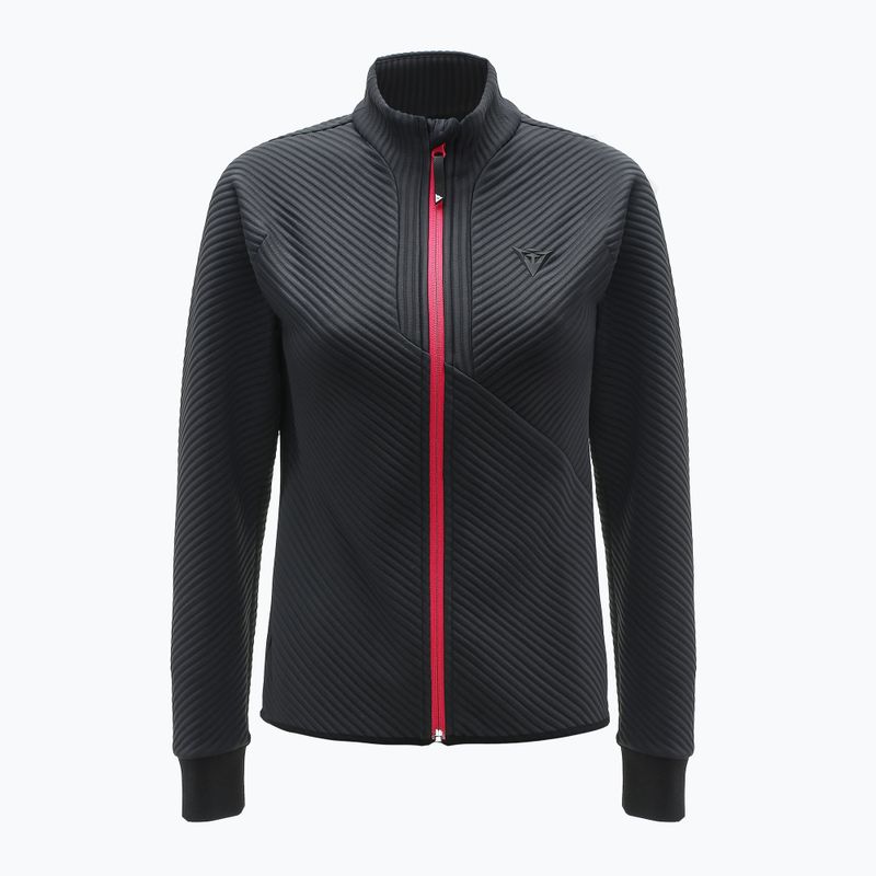Felpa Dainese Hp Mid nera e rosa da donna 7