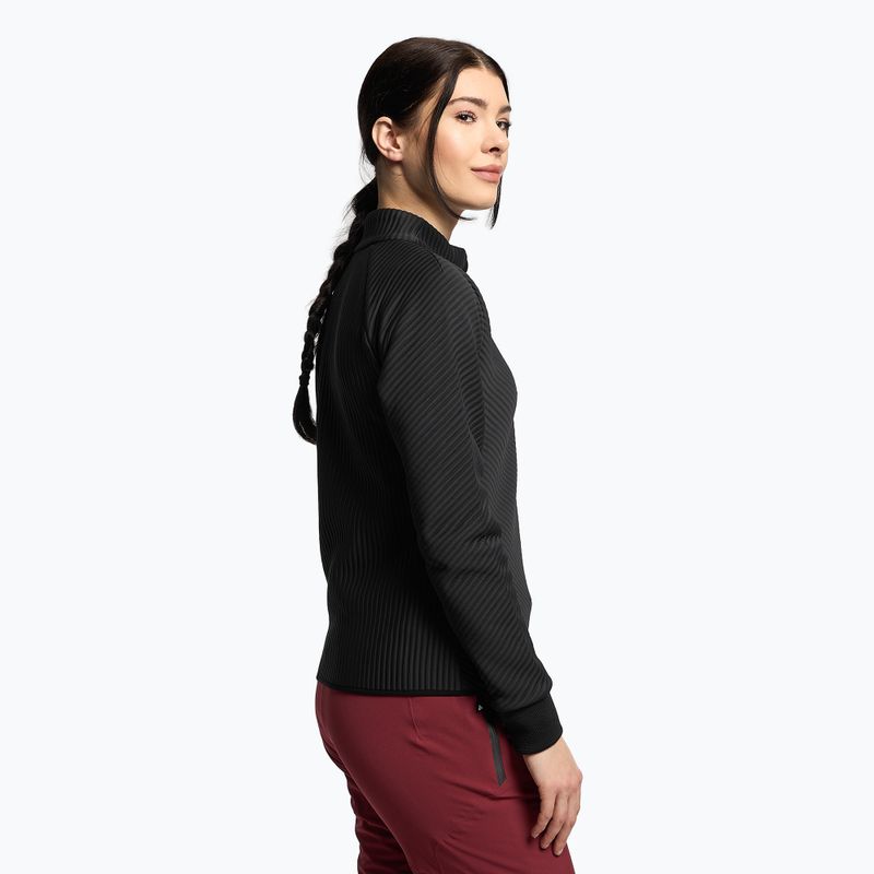 Felpa Dainese Hp Mid nera e rosa da donna 3