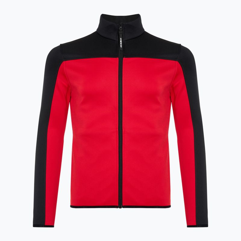 Felpa da sci uomo Dainese Espera Full Zip Mid racing red