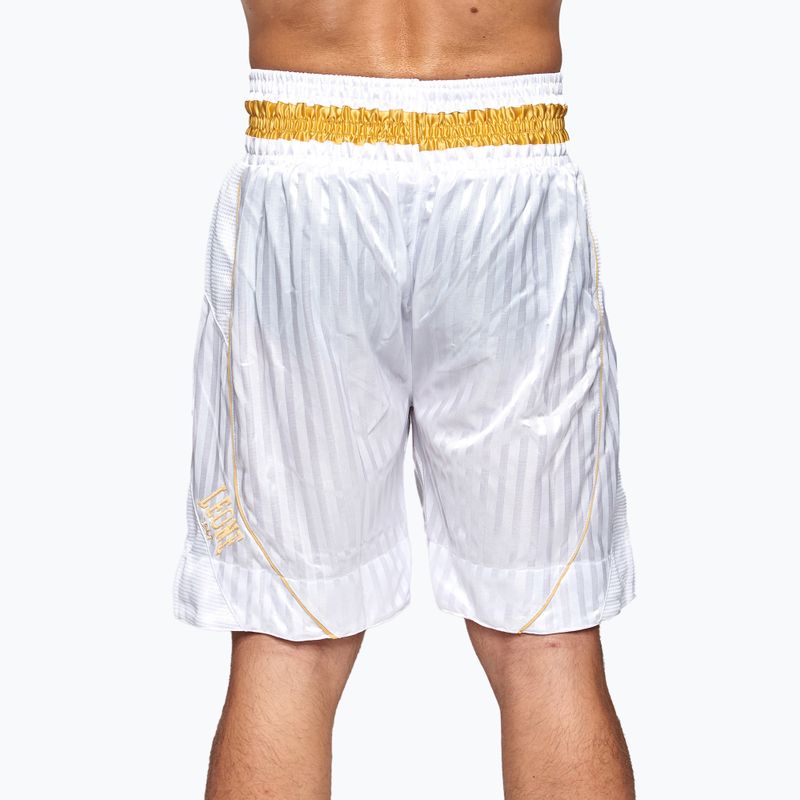 Pantaloncini da allenamento LEONE 1947 Premium bianco 2