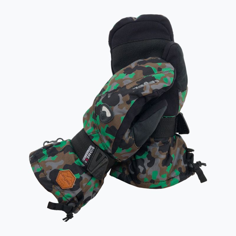 Guanti da snowboard per bambini Level Fly Mitt camo