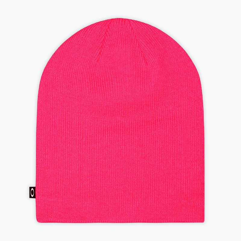 Cappello invernale Oakley Fine Knit neon pink 2