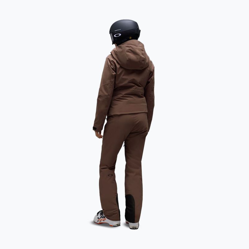 Pantaloni da sci da donna Oakley Canopy Insulated 32F dark umber 3